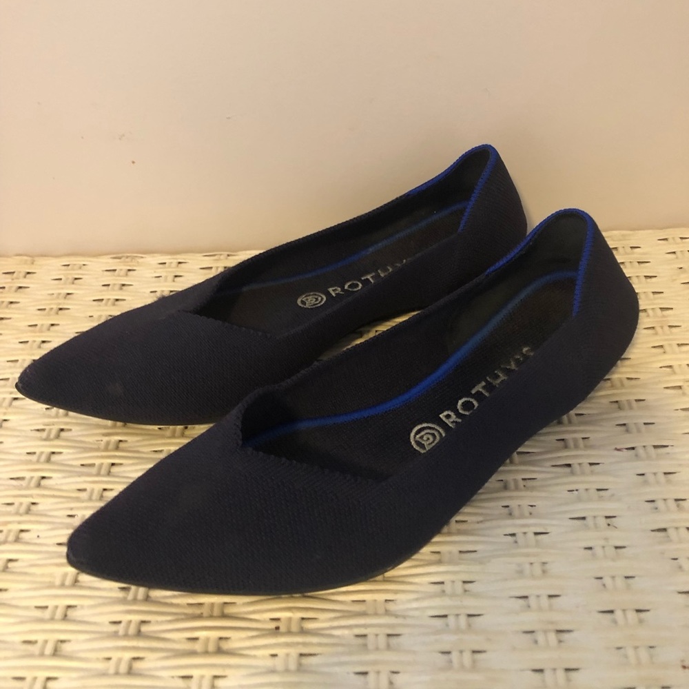 Rothy’s flat pointy shoes size 10